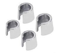 2 paia di adattatori per terminale batteria per convertire polo positivo a negativo, struttura in metallo con altezza 16 mm, adatto per pali della batteria usurati o non corrispondenti