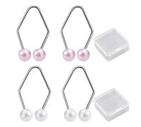 2 paia di addestratori per dimple con 2 scatole quadrate. Affascinante formatore per fossa, contorno viso, dolce sorriso, adatto per donne (bianco, rosa)