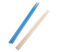 2 Paia Di Bacchette in Legno Per Batteria Strumento A Percussione 5a Leggere E Portatili Per Ragazzo Ragazza E Adulti Per Tutti I Tipi Di Esibizione