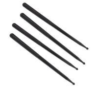 2 Paia Di Bacchette In Nylon Leggere E Resistenti, Nere 5A, Per Set Di Batteria Bacchette per Batteria Principianti