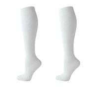 2 paia di calze a compressione per uomo e donna, calze a compressione per corsa, periostite, resistenza in viaggio, circolazione e recupero