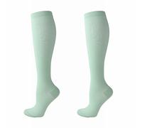 2 paia di calze a compressione per uomo e donna, calze a compressione per corsa, periostite, resistenza in viaggio, circolazione e recupero