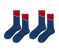 2 Paia Di Calzini Con Squalo, Calzini Con Personalità Della Moda, Calzini Dal Design Creativo, Calzini Interessanti, Calzini Da Uomo