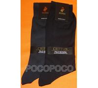 2 Paia di calzini corti da uomo in cotone filo di scozia chiffon calza Punto