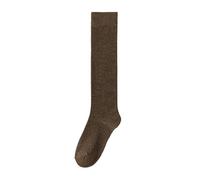2 Paia di Calzini Lunghi da Donna in Cotone Solido, Caldi e Traspiranti | Design in tinta unita Facile da abbinare a gonne, pantaloncini, pantaloni e stivali