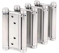 2 paia di cerniere a molla a doppia azione in acciaio inox, 140 mm