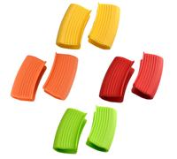 2 paia di clip per orecchio in silicone antiscottatura Coperchio per manico in