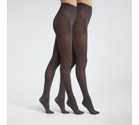 2 paia di collant opachi Velouté 40 denari Nero 1/2