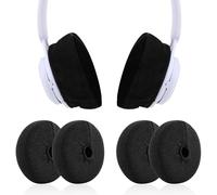 2 paia di copriauricolari in tessuto elasticizzato a maglia, compatibili con cuffie Beats Studio 3/2 Bose QC35 25 15 e altre cuffie sovrauricolari, per cuscinetti auricolari da 8,9 cm a 10,9 cm