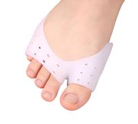 2 paia di coprigambe metatarsale in gel per le dita dei piedi, con inserti extra morbidi, per alleviare il dolore al metatarsale, traspirante, imbottitura centrale del piede.