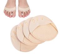 2 Paia di Cuscinetti a Nido D'ape in Tessuto per Avampiede, Cuscinetti Metatarsali, Palline per Uomo, Donna, Sollievo dal Dolore, Assistenza Sanitaria ai Piedi(Pelle)