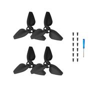 2 paia di eliche colorate a sgancio rapido con viti e cacciavite for accessori for droni NEO(Black 1 SET)