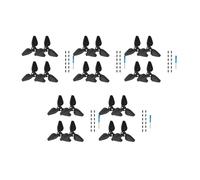 2 paia di eliche colorate a sgancio rapido con viti e cacciavite for accessori for droni NEO(Black 5 SET)