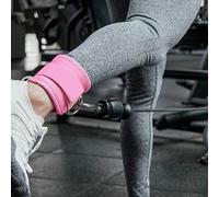 2 paia di fasce per caviglia regolabili e imbottite con anelli a D per esercizi gambe, polsini per caviglie traspiranti, accessori da palestra, sport, esercizi a casa, pesi da palestra, pesi, pesi per