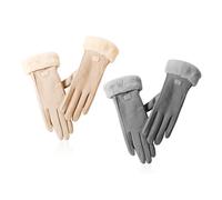 2 Paia Di Guanti Caldi Da Donna, Guanti Freddi E Antivento, Guanti Da Ciclismo, Guanti In Pile, Guanti Moda