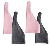 2 paia di guanti per adulti per succhiare il pollice, per evitare di mordere le unghie, prevenzione della pelle, succhiare il pollice e tirare i capelli (rosa, 1 dito)