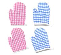 2 Paia di Guanti per Bambini, Guanti per Ispirazione per Stufa A Microonde, Comodi da Trasportare, Riutilizzabili, Accessori per Lo Zaino da Cucina Multiuso.