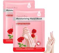 2 paia di guanti per maschera per le mani, trattamento idratante e ammorbidente profondo per mani secche, maschera esfoliante per le mani, guanti nutrienti e leviganti per donne e uomini, cura spa a