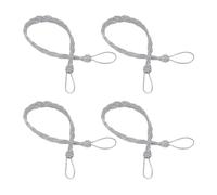 2 Paia di Lacci per Tende, Lacci per Tende in Tessuto, Lacci Elastici per Tende, Lacci Decorativi per Tende, Accessori per Tende, Adatti per Casa, Ufficio, Ristorante