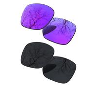 2 paia di lenti polarizzate di ricambio per Oakley TwoFace XL nero e viola plasma