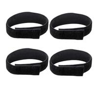 2 paia di mollette per pantaloni da bicicletta - Fascia elastica per pantaloni per bicicletta, regolabile per ciclisti, protegge i pantaloni dalla catena, versatile per uomo e donna