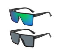 2 Paia Di Occhiali Da Sole, Tendenza Della Moda Occhiali Da Sole, Outdoor Ciclismo Occhiali, Pesca Occhiali Di Protezione Solare, Viaggi Foto Puntelli.