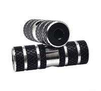 2 paia di picchetti posteriori in lega di alluminio adatti per mountain bike con design solido ispessito e scanalature antiscivolo che forniscono un posizionamento stabile del piede durante la guida