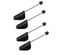 2 paia di scarpe in plastica nera Shaper Shaper portatile da uomo scarpe di supporto regolabile a molla Shaper per mantenere le scarpe in forma, Nero , Men