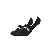 2 Paia Di Skechers Unisex Footies In Mesh Con Ventilazione SK42017