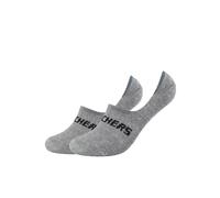 2 Paia Di Skechers Unisex Footies In Mesh Con Ventilazione SK42017