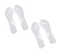 2 paia di solette in gel per scarpe in gel, cuscinetti per piedi in gel,