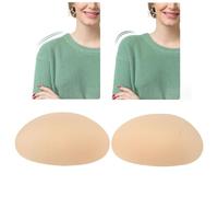 2 Paia di Spalline Push Up in Silicone Morbido, Imbottiture per Spalle, Migliore Postura Design Riutilizzabili e Antiscivolo Spalline Traspiranti e Comode Adatte a Tutti i di Top