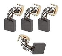 2 paia di spazzole di carbone motore elettrico per tappeti a rotelle compatibili con Greenmaster GMD 118-1, 17 x 17 x 7 mm