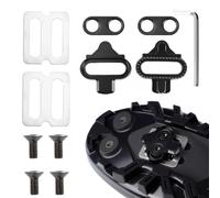 2 Paia Di Tacchetti Bici Con Piastre Antiscivolo, Tacchetti 2 Fori, Set Per Scarpe Pedali Automatici, Compatibile MTB SPD (SH51), Per Scarpe MTB E Indoor Cycling
