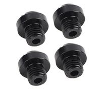 2 Paia di Viti Tappi Foro Specchietto Laterale per Specchietto Retrovisore, M10x1.25 Viti per Specchietto Retrovisore per Moto in Alluminio Universale per Spazio Adatto per la Maggior Parte degli ATV