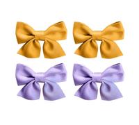 2 Paia Fermagli Per Capelli Con Fiocco, Fermagli Per Capelli Per Bambini, Fermagli Per Capelli Carini, Fermagli Per Capelli Con Fiocco Antiscivolo, Accessori Di Abbigliamento