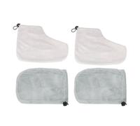 2 Paia Forniture per Terapia con Paraffina Copripiedi da Bagno in Cera Guanti