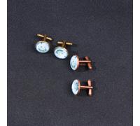 2 Paia Gemelli Coniglio Pasquale Moda Stile Francese Accessori per Camicie