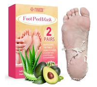 2 Paia Maschera Peeling Piedi, Maschera Esfoliante Piedi, Pedimask Nutriente e Idratante, Riparazione Tallone Ruvido, Rimozione di Calli e Pelle Morta Piedi (Aloe Vera + Avocado)