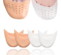 2 Paia Salvapunte in Silicone Gel Salva Punte Avampiede Cuscinetti Metatarsali per Piedi Protettore Copri Dita Salvapunta per Scarpe a Punta Ballet e Danza Classica