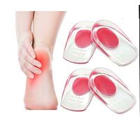 2 paia Talloniera Gel antishock Morbido Silicone per tallonite alzatacco Uomini e Donne in gomma siliconica spina calcaneare Silicone per tallonite alzatacco