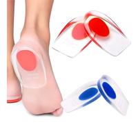 2 Paia Talloniera in Silicone per Tallonite, Dolore Alleviare Cuscinetti per Tallone, Antishock, in Gel, Cuscinetti in Gel per Tallone in Silicone per Plantar Fasciite(Taglia: 39-45)