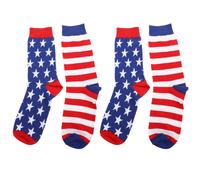 2 Pairs Calzini Di Cotone Per Il Giorno Dell'indipendenza Da Uomo