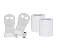 2 Pairs Gymnastics Wristbands for Kids, Sweat-Wicking Breathable Gymnastics Grips for Palm Protection & Wrist Support, Training And Exercise Accessories, S