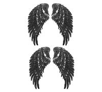 2 Pairs Toppe Ricamate Per Vestiti Abbigliamento Arredamento Toppa Di