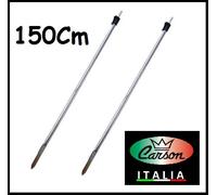 2 PALETTI DA PESCA CARP FISHING PICCHETTO PALETTO REGGICANNA FILETTATO ROD POD