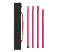 2 pali pieghevoli per tenda in acciaio addensato aste di supporto di ricambio accessori per campeggio escursionismo zaino in spalla riparo spiaggia telone tenda pezzi di ricambio installazione rapida