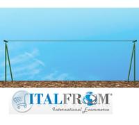 2 Pali Zincati Plastificati Stendibiancheria Stendi Panni Stendino da Giardino