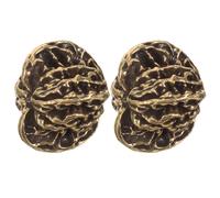 2 palline cinesi per esercizi, noci in ottone, ornamenti per animali da tè in