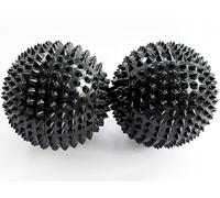 2 palline per agopressione DBT Skills | Magnetic High Stress | Biodegradabili - nero, diametro 47 mm | per alleviare lo stress o per massaggi, contro la tensione e per una maggiore concentrazione